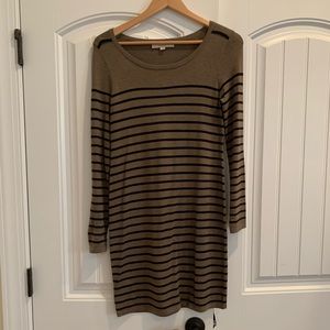 Adorable striped sweater dress